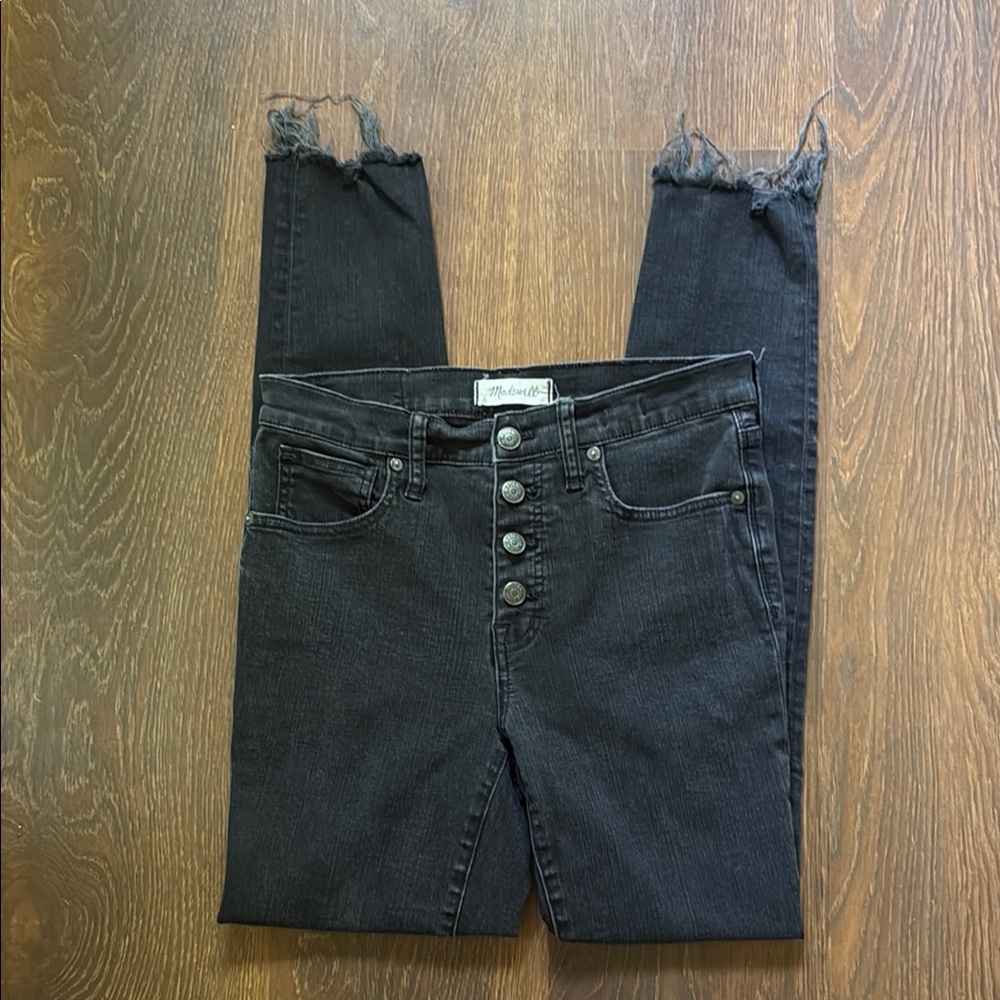Madewell Black High Rise Jeans